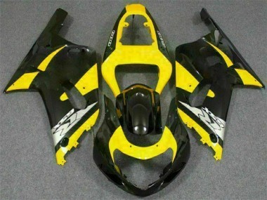 GSXR 600 / 750 K1 K2 K3 2001-2003 - Jaune Noir