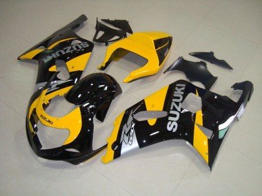 GSXR 750 K1 K2 K3 2001-2003 - Jaune Noir
