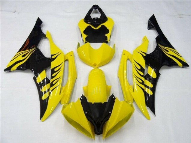R6 2008-2016 - Jaune Noir R6 2008-2016 - Jaune Noir