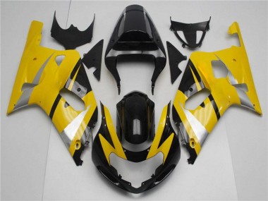 GSXR 600 / 750 K1 K2 K3 2001-2003 - Jaune Noir