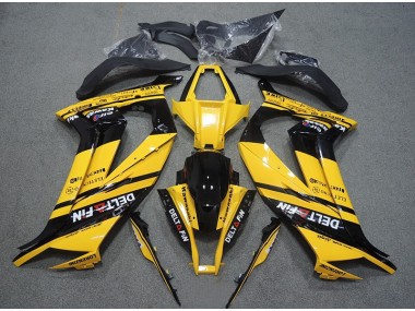 ZX10R 2011-2015 - Jaune Noir Delt Fin