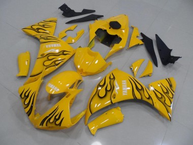R1 2009-2011 - Jaune Noir Flamme