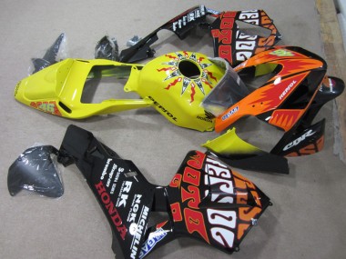 CBR 600 RR 2003-2004 - Jaune Noir Repsol 46