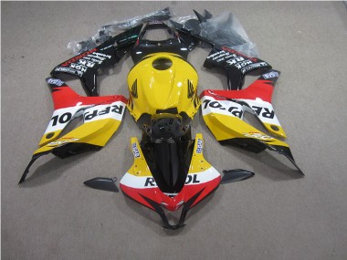 CBR 600 RR 2007-2008 - Jaune Rouge Noir Repsol