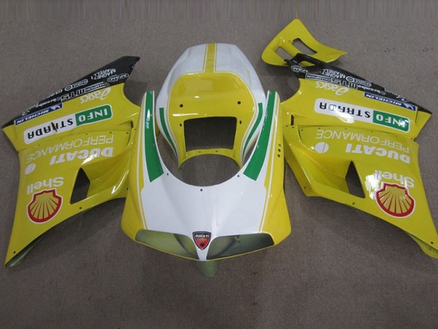Ducati 748 1993-2005 - Jaune Shell Info Strrda Ducati 748 1993-2005 - Jaune Shell Info Strrda