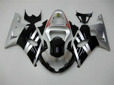 GSXR 600 / 750 K1 K2 K3 2001-2003 - Noir Argent