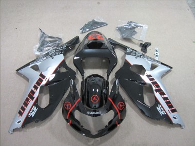 GSXR 600 K1 K2 K3 2001-2003 - Noir Argent