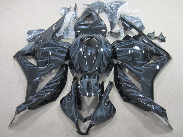 CBR 600 RR 2009-2012 - Noir Argent Flamme CBR 600 RR 2009-2012 - Noir Argent Flamme