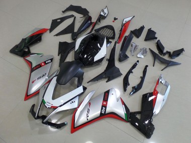 RS4 50 125 2011-2018 - Noir Argent Rouge