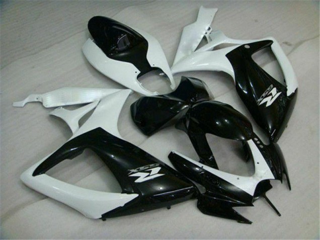 GSXR 600 / 750 K6 2006-2007 - Noir Blanc GSXR 600 / 750 K6 2006-2007 - Noir Blanc
