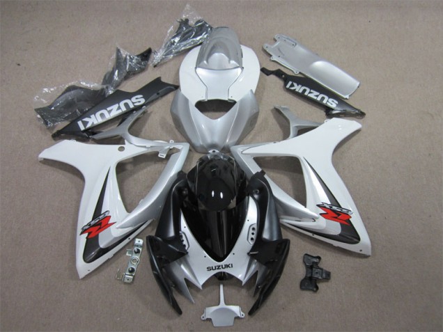 GSXR 600 K6 2006-2007 - Noir Blanc GSXR 600 K6 2006-2007 - Noir Blanc
