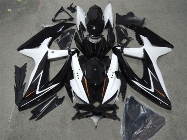 GSXR 600 K8 2008-2010 - Noir Blanc