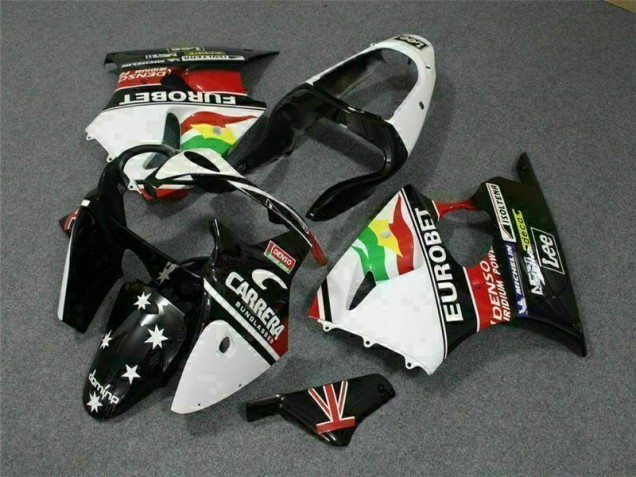 ZX6R 2000-2002 - Noir Blanc Eurobet ZX6R 2000-2002 - Noir Blanc Eurobet