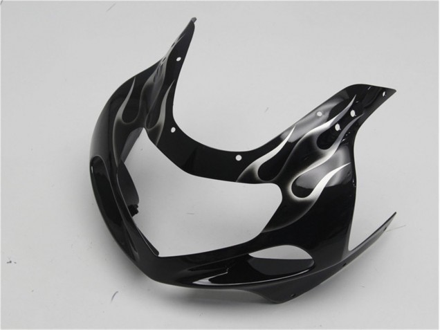 GSXR 600 / 750 K1 K2 K3 2001-2003 - Noir Blanc Flamme GSXR 600 / 750 K1 K2 K3 2001-2003 - Noir Blanc Flamme