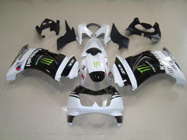 ZX 250R 2008-2012 - Noir Blanc Monster