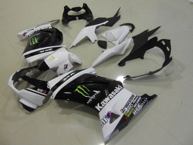 ZX 250R 2008-2012 - Noir Blanc Monster