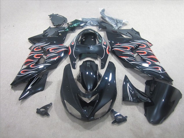ZX10R 2006-2007 - Noir Blanc Rouge Flamme ZX10R 2006-2007 - Noir Blanc Rouge Flamme