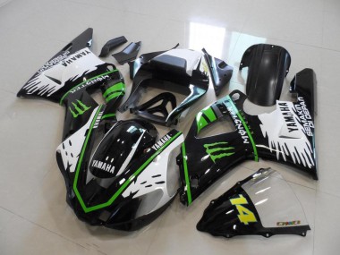 R1 2000-2001 - Noir Blanc Vert Monster