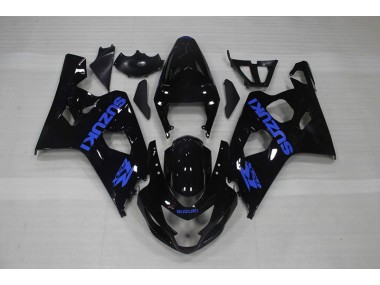 GSXR 750 K4 2004-2005 - Noir Bleu Décalque