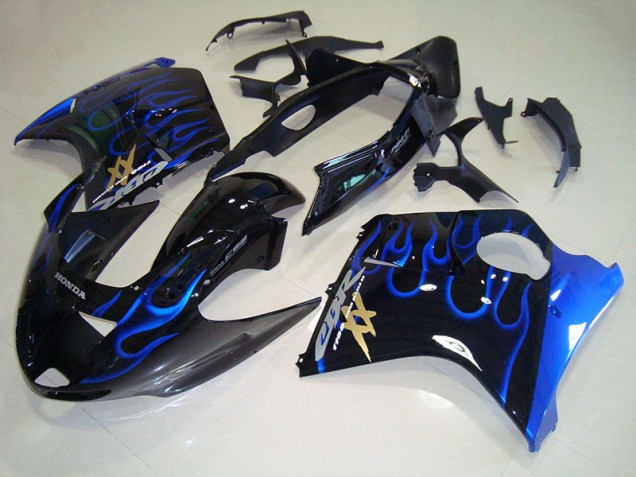 CBR 1100 XX Blackbird 1996-2007 - Noir Bleu Flamme CBR 1100 XX Blackbird 1996-2007 - Noir Bleu Flamme