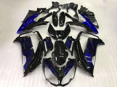 EX650 2012-2016 - Noir Bleu Flamme