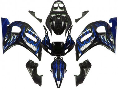 R6 1998-2002 - Noir Bleu Flamme