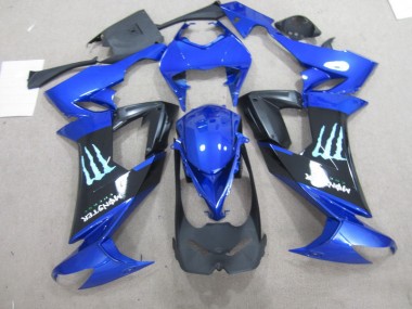 ZX10R 2008-2010 - Noir Bleu Monster