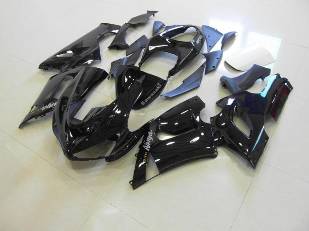 ZX6R 2005-2006 - Noir Brillant Argent Décalque