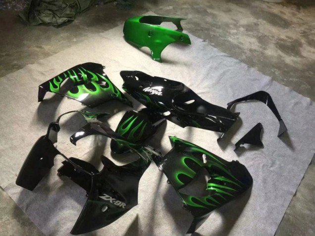 ZX9R 2000-2001 - Noir Brillant Vert Flamme ZX9R 2000-2001 - Noir Brillant Vert Flamme