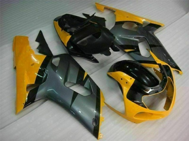 GSXR 600 / 750 K1 K2 K3 2001-2003 - Noir Jaune GSXR 600 / 750 K1 K2 K3 2001-2003 - Noir Jaune