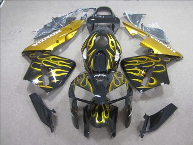 CBR 600 RR 2005-2006 - Noir Jaune Flamme
