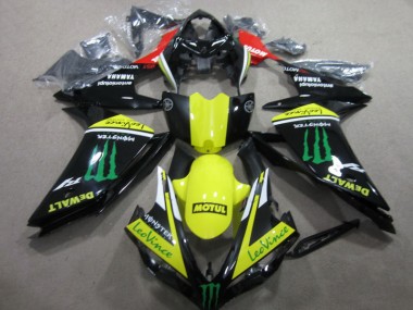 R1 2007-2008 - Noir Jaune Motul Leovince