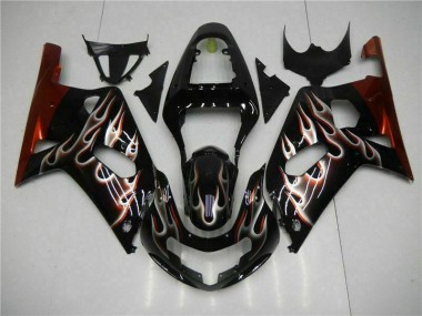 GSXR 600 / 750 K1 K2 K3 2001-2003 - Noir