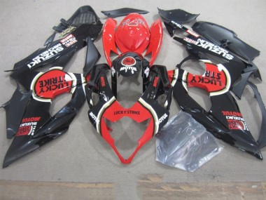 GSXR 1000 K5 2005-2006 - Noir Lucky Strike Rouge Motul