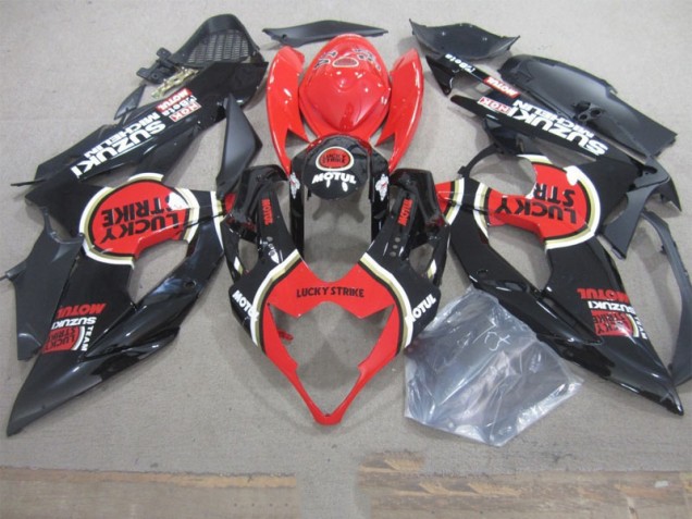 GSXR 1000 K5 2005-2006 - Noir Lucky Strike Rouge Motul GSXR 1000 K5 2005-2006 - Noir Lucky Strike Rouge Motul