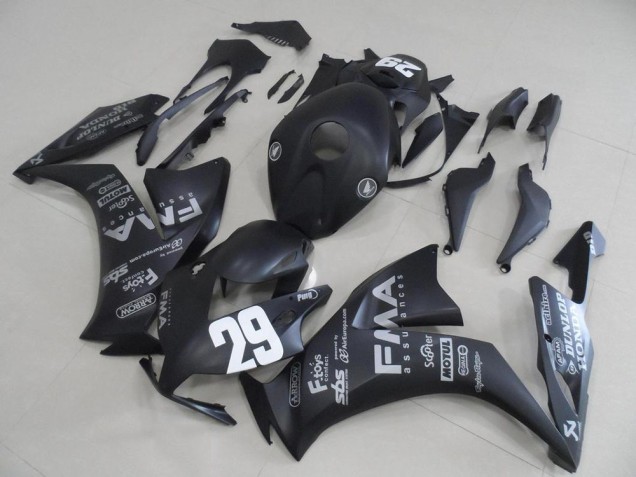 CBR 1000 RR 2012-2016 - Noir Mat Gris Décalque 29 CBR 1000 RR 2012-2016 - Noir Mat Gris Décalque 29