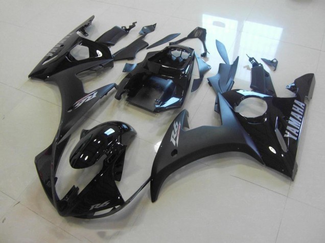 R6 2003-2005 - Noir Mat Noir Brillant R6 2003-2005 - Noir Mat Noir Brillant
