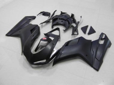 Ducati 848 1098 1198 2007-2014 - Noir Mat Noir Décalque