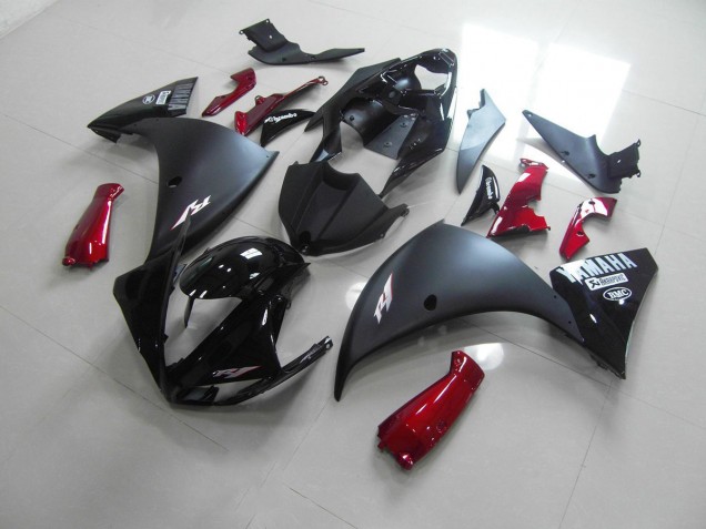 R1 2012-2014 - Noir Mat Rouge R1 2012-2014 - Noir Mat Rouge