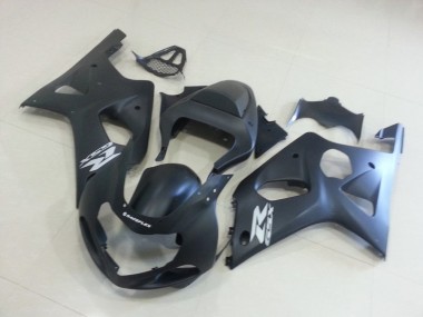 GSXR 1000 K1 2000-2002 - Noir Mat avec Argent GSXR