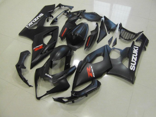 GSXR 1000 K5 2005-2006 - Noir Mat avec Blanc Décalque GSXR 1000 K5 2005-2006 - Noir Mat avec Blanc Décalque