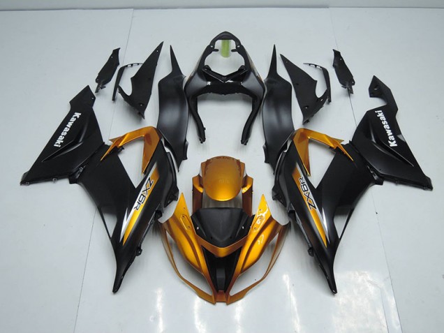 ZX6R 2013-2018 - Noir Or ZX6R 2013-2018 - Noir Or