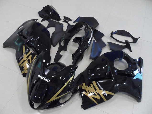 GSXR 1300 Hayabusa 1996-2007 - Noir Or Décalque GSXR 1300 Hayabusa 1996-2007 - Noir Or Décalque
