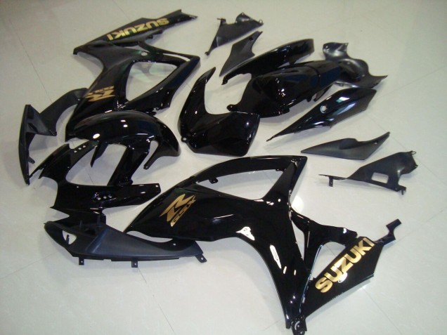 GSXR 750 K6 2006-2007 - Noir Or Décalque GSXR 750 K6 2006-2007 - Noir Or Décalque
