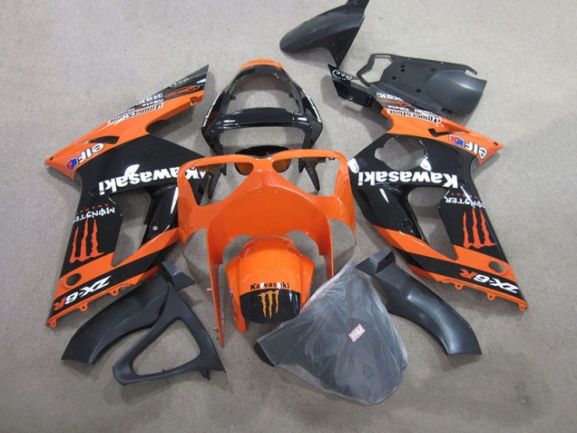 ZX6R 2003-2004 - Noir Orange Monster ZX6R 2003-2004 - Noir Orange Monster