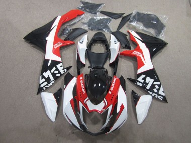 GSXR 600 K11 2011-2024 - Noir Rouge Blanc