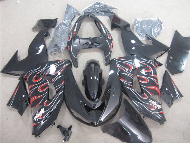 ZX10R 2006-2007 - Noir Rouge Blanc Flamme Ninja ZX10R 2006-2007 - Noir Rouge Blanc Flamme Ninja