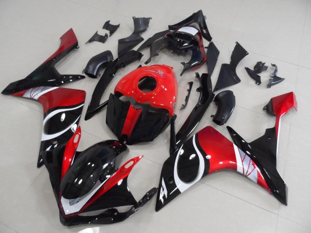 R1 2007-2008 - Noir Rouge Brillant R1 2007-2008 - Noir Rouge Brillant