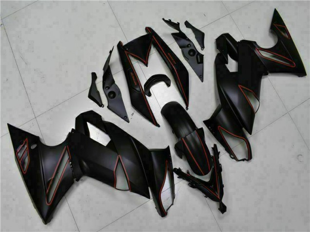 EX650 2009-2011 - Noir Rouge EX650 2009-2011 - Noir Rouge