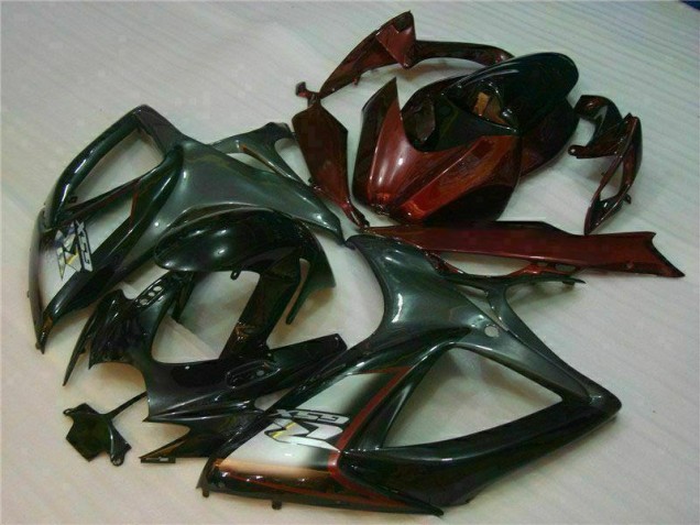GSXR 600 / 750 K6 2006-2007 - Noir Rouge GSXR 600 / 750 K6 2006-2007 - Noir Rouge